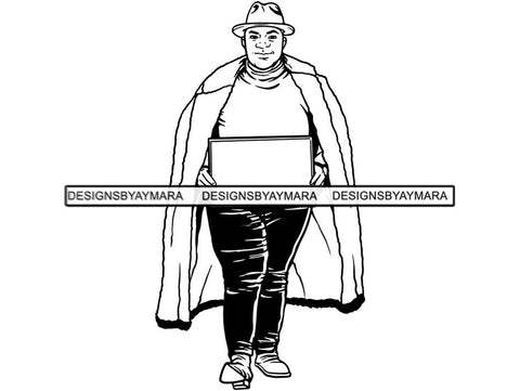 Black BBM Big Beautiful Man SVG African Model Confidence Male Attractive Men Power .SVG .EPS .PNG .JPG Vector Clipart Cricut Circuit Cut Cutting