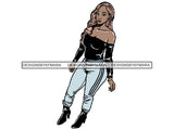 Beautiful Woman Sexy Goddess Queen Fabulous Stylish Diva Classy Lady .JPG SVG .PNG With A Transparent Background  Vector Clipart Not For Cutting