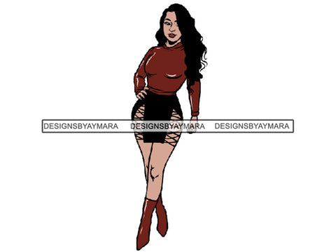 Beautiful Woman Sexy Goddess Queen Fabulous Stylish Diva Classy Lady .JPG SVG .PNG With A Transparent Background  Vector Clipart Not For Cutting