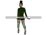 Pretty Woman Fashion Model Goddess Sexy Queen Diva Classy Lady .JPG .SVG.PNG With A Transparent Background Vector Clipart Not For Cutting