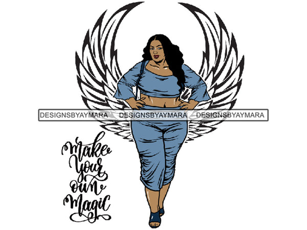 Pretty Thick BBW Woman Goddess Confidence Glamour Queen Diva Classy Lady Beautiful Big And Bougie  PNG With A Transparent Background JPG Vector Clipart Not For Cutting
