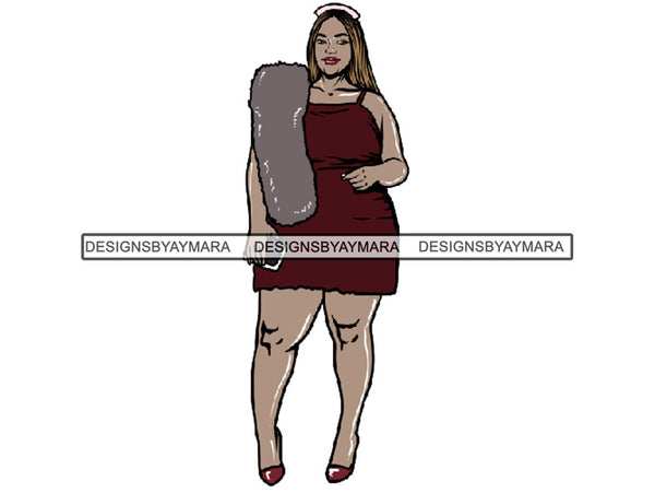Beautiful Woman BBW Big And Bougie Goddess Queen Diva Classy Lady .JPG .SVG .PNG With Transparent Backgroung Vector Clipart Not For Cutting