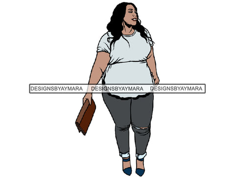 Beautiful Woman BBW Big And Bougie Goddess Queen Diva Classy Lady .JPG .SVG .PNG With Transparent Backgroung Vector Clipart Not For Cutting