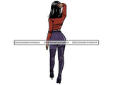Beautiful Woman Sexy Goddess Queen Fabulous Stylish Diva Classy Lady .JPG SVG .PNG With A Transparent Background  Vector Clipart Not For Cutting