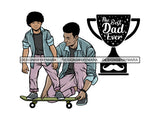 Father's Day #1 PNG Files For Print