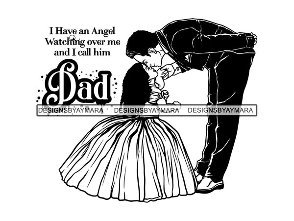 Father's Day Dad Papi Papa My Hero True Love Man Kids Son Daughter Family Together .SVG .PNG .JPG .EPS Vector Clipart  Silhouette Cutting Cut Cricut