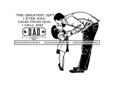 Father's Day Dad Papi Papa My Hero True Love Man Kids Son Daughter Family Together .SVG .PNG .JPG .EPS Vector Clipart  Silhouette Cutting Cut Cricut