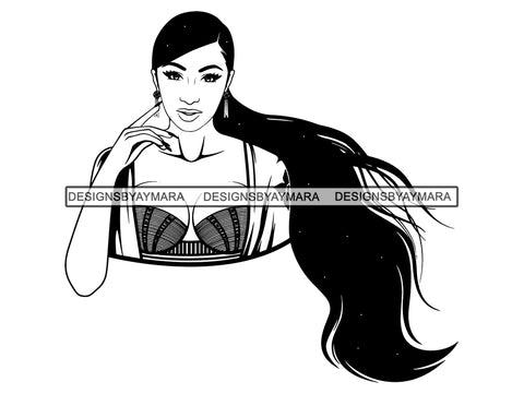 Afro Woman SVG fabulous Goddess Queen African American Ethnicity Afro Hairstyle Beauty Salon Queen Diva Classy Lady  .SVG .EPS .PNG Vector Clipart  Cricut Circuit Cut Cutting