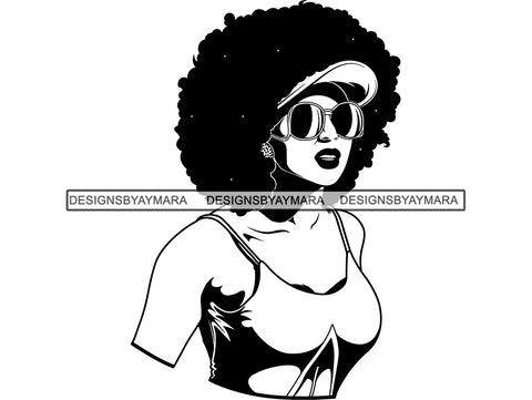 Afro Woman SVG fabulous Goddess Queen African American Ethnicity Afro Hairstyle Beauty Salon Queen Diva Classy Lady  .SVG .EPS .PNG Vector Clipart  Cricut Circuit Cut Cutting