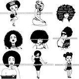 Free Bundle SVG Queen Facebook Group Afro Woman SVG Files For Cutting and More!