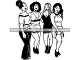 Sexy Ladies Getaway SVG Cut Files For Silhouette and Cricut