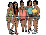 Sexy Ladies Getaway PNG Files For Print