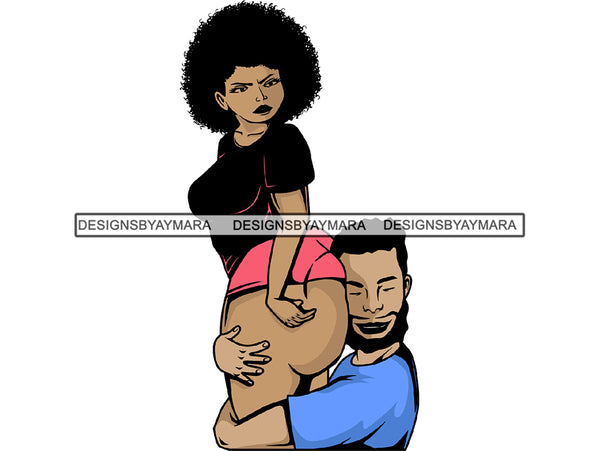 Black Couple Goals SVG Relationship African Ethnicity Falling in Love Happiness Young Adult EPS .PNG Vector Clipart Cricut Circuit Cut Cutting
