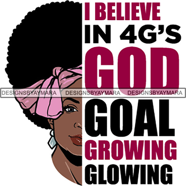 Special Bundle 48 Afro Woman Half Face Quotes SVG Cutting Files For Silhouette and Cricut