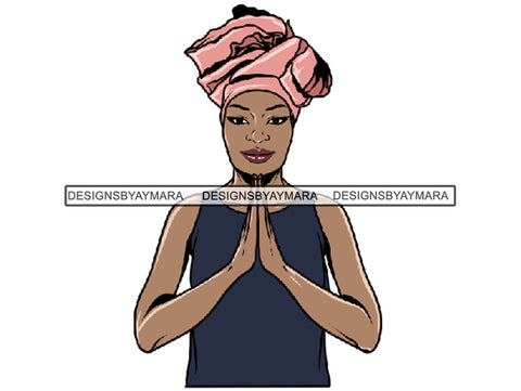 Woman Praying God PNG Perfect For Print