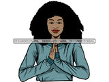 Woman Praying God PNG Perfect For Print