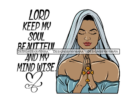 Woman Praying God PNG Perfect For Print