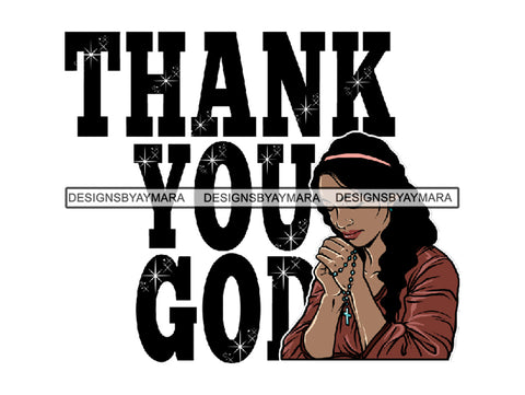 Woman Praying God PNG Perfect For Print