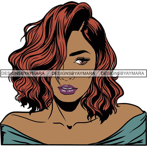 Afro Latina Woman SVG Cutting Files For Silhouette Cricut and More