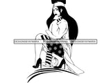 Graduation Woman #4 SVG Cut Files For Silhouette and Cricut