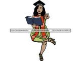 Graduation Woman Goal Accomplished Goddess Happiness Queen Diva Classy Lady .JPG .SVG.PNG With A Transparent Background Vector Clipart Not For Cutting