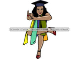 Graduation Woman Goal Accomplished Goddess Happiness Queen Diva Classy Lady .JPG .SVG.PNG With A Transparent Background Vector Clipart Not For Cutting