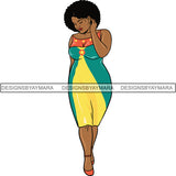 Afro Caribbean Grenada Goddess SVG Cutting Files For Silhouette Cricut and More