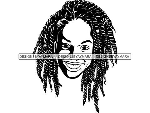Afro Beautiful Black Woman SVG African American Ethnicity Afro Puffy Hairstyle Beauty Salon Queen Diva Classy Lady  .SVG .EPS .PNG Vector Clipart Digital Cricut Circuit Cut Cutting