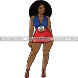 Afro Caribbean Haiti Goddess SVG Cutting Files For Silhouette Cricut and More