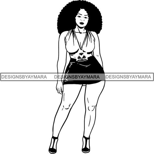 Afro Caribbean Haiti Goddess SVG Cutting Files For Silhouette Cricut and More