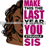 Special Bundle 48 Afro Woman Half Face Quotes SVG Cutting Files For Silhouette and Cricut