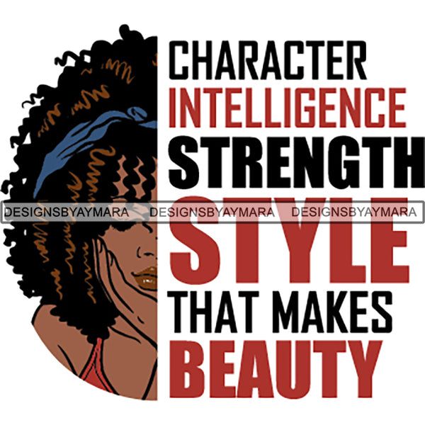 Special Bundle 48 Afro Woman Half Face Quotes SVG Cutting Files For Silhouette and Cricut