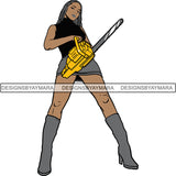 Afro Black Woman Halloween SVG Cutting Files For Silhouette Cricut and More