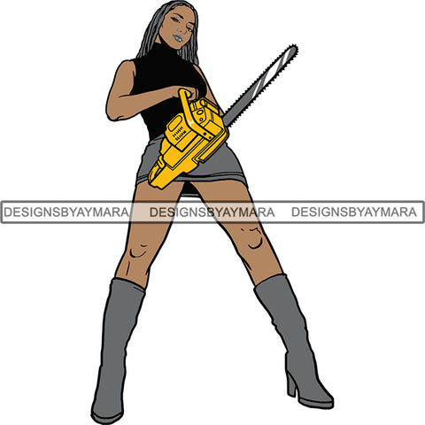 Afro Black Woman Halloween SVG Cutting Files For Silhouette Cricut and More