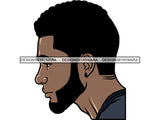 Handsome Black Man PNG For Print 1