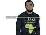 Handsome Black Man PNG For Print 1