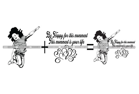 Bundle Baby Girl Happiness SVG Having Fun Naive Innocence Jumping Life Quotes Smile  .SVG .EPS .PNG Vector Clipart Digital Cricut Circuit Cut Cutting