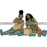 Two Women Friends Besties Girlfriends Laughing Drinking Beer Ripped Jeans Skillz JPG PNG  Clipart Cricut Silhouette Cut Cutting