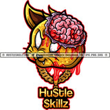 Gangster Cat Brains Busted Head Skull Blood Gold Chain Fight Dripping Blood  Skillz JPG PNG  Clipart Cricut Silhouette Cut Cutting