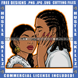 African American Couple Head Melanin Nubian Couple Kiss Pose Design Element Magic Ski Mask Gangster SVG JPG PNG Vector Clipart Cricut Cutting Files