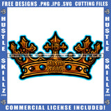 Crown Colorful Artwork Design Element King Queen Crown Symbol SVG JPG PNG Vector Clipart Cricut Cutting Files