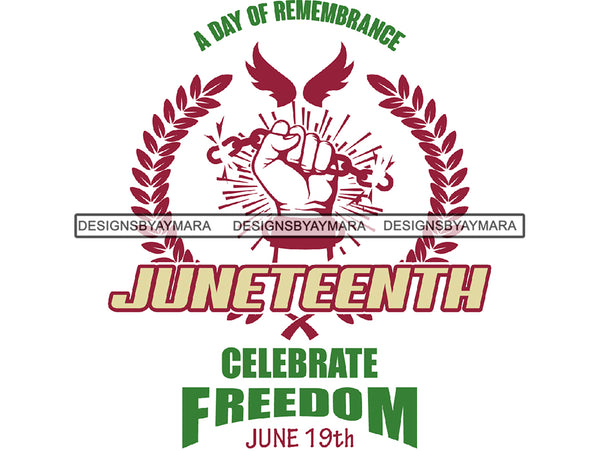 Juneteenth PNG Files For Print