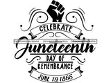 Juneteenth #5 SVG Quotes Cut Files For Silhouette and Cricut