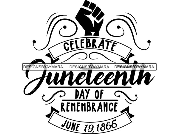 Juneteenth #5 SVG Quotes Cut Files For Silhouette and Cricut