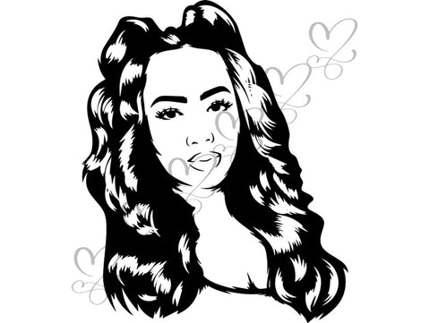 Afro Queen Black Woman SVG African American Ethnicity Afro Puffy Hairstyle Beauty Salon Queen Diva Classy Lady  Beautiful People Princess
