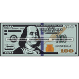 Lola Savage Cash 100 Dollar Note Bank Cash Note Vector White Background Color Artwork Design Element SVG JPG PNG Vector Clipart Cricut Cutting Files