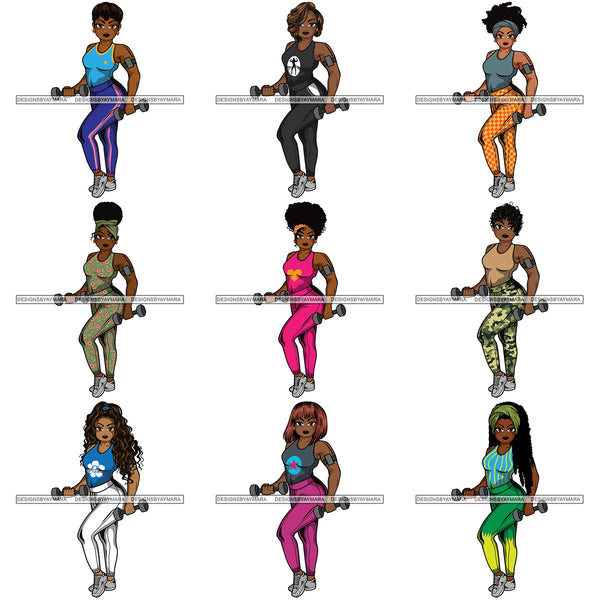 Special Bundle 80 Lola Afro Beautiful Black Proud Woman .SVG Cutting Files For Silhouette and Cricut and More!