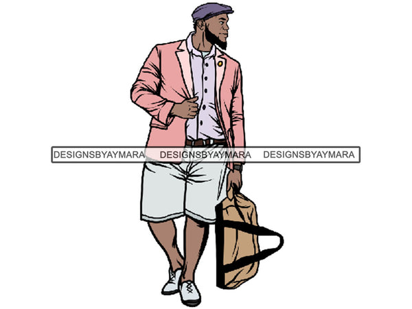 Sexy BBW Man Model Confidence Power Male Attractive Men .SVG .JPG .PNG With Transparent Background Vector Clipart Not For Cutting