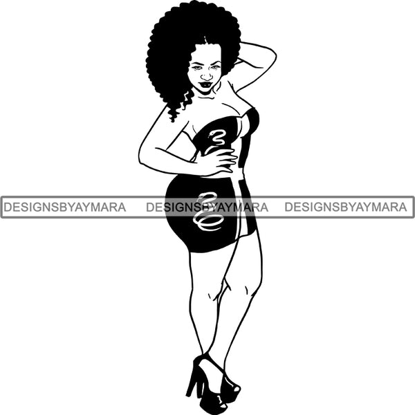 Afro Caribbean Martinique Goddess SVG Cutting Files For Silhouette Cricut and More