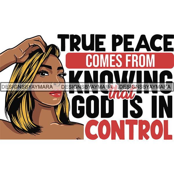 Bundle 20 Afro Woman God Lord Life Quotes SVG Cutting Files For Silhouette and Cricut and More!